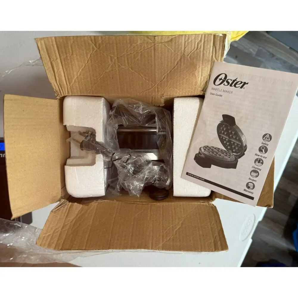 Oster DiamondForce Belgian Waffle Maker New open box